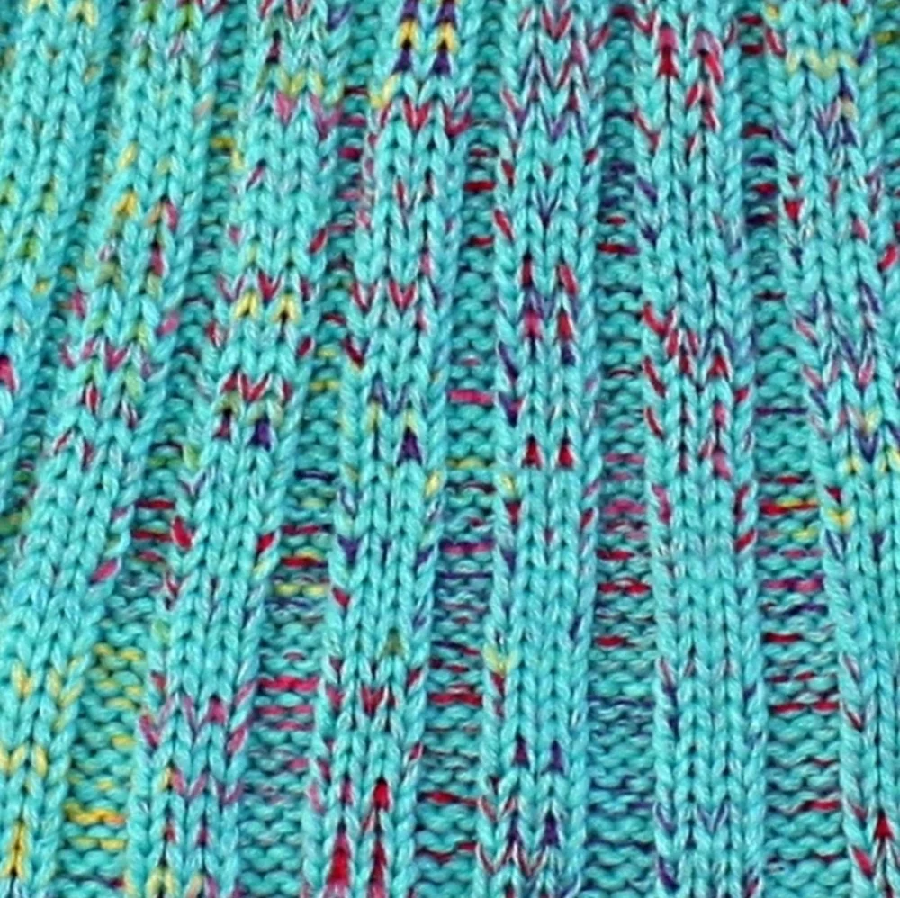 Handmade Knit Mermaid Tail Blanket Afghan Throw Aqua Variegated Cozy Mermaidcore